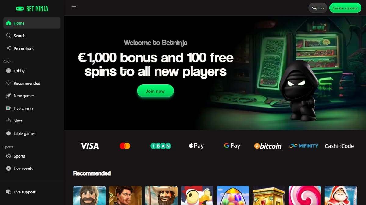 belgisch online casino betninja homepage